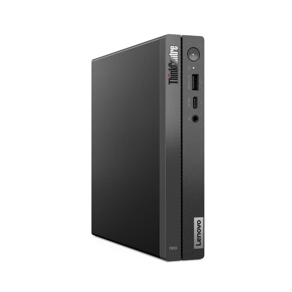 Lenovo ThinkCentre neo 50q Gen 4 12M2 - Mini - Celeron 7305 / 1,1 GHz - RAM 8GB - SSD 256GB - TCG Opal Encryption 2, NVMe - UHD-grafik - GigE - WLAN: Sort