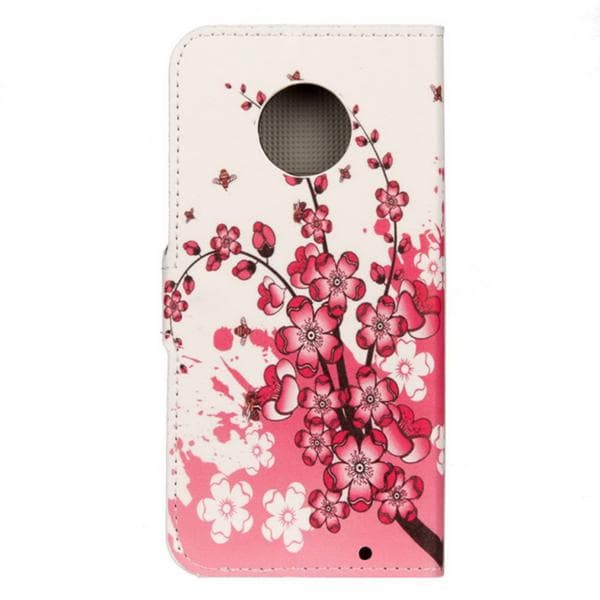 Plånboksfodral Motorola Moto G6 Plus - Körsbärsblommor