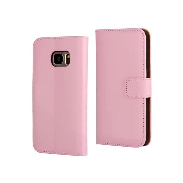 Samsung Galaxy S7 Edge - Leather Case/Wallet + Touch Pen
