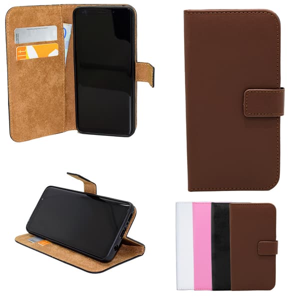 Samsung Galaxy J6 - PU Leather Wallet Case Brown Samsung Galaxy J6 - PU Leather Wallet Case Brown