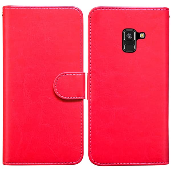 Samsung Galaxy A8 2018 - Læder cover / Beskyttelse