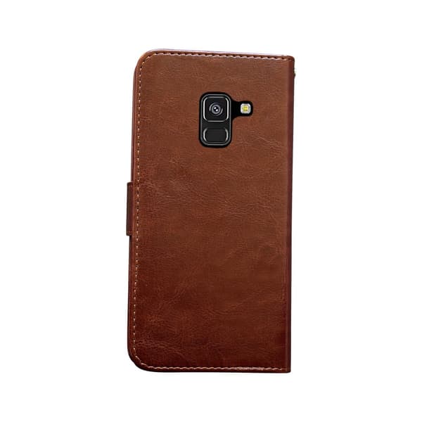 Samsung Galaxy A8 2018 - Læder cover / Beskyttelse