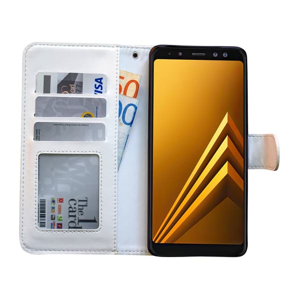 Samsung Galaxy A8 2018 - Læder cover / Beskyttelse