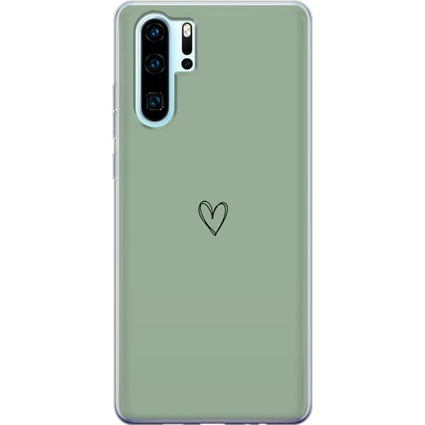 Huawei P30 Pro Gennemsigtig cover Hjerte