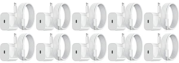Lader til iPhone - Hurtiglader - Adapter + Kabel 20W USB-C