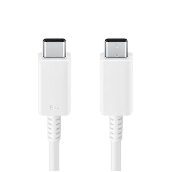 Samsung USB-C till USB-C 100W 5A 1,8m - Vit Samsung USB-C till USB-C 100W 5A 1,8m - Vit
