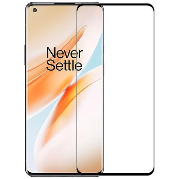 3x Lasikansi OnePlus 8 karkaistu kattaa koko näytön