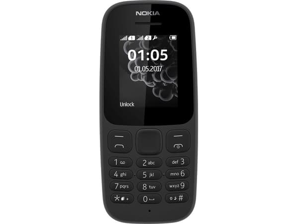 Nokia 105 musta GSM-puhelin