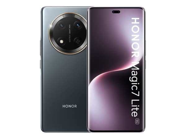 Honor Magic7 Lite - 5G smarttelefon - dobbelt-SIM - RAM 8 GB / Internminne 512 GB - OLED-display - 6.78" - 2700 x 1224 piksler (120 Hz) - 2x bakkamer