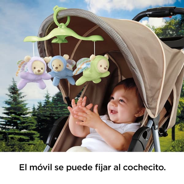 Fisher Price Karrusel Krybbe Mobil Flyvende Bjørne Flerfarvet