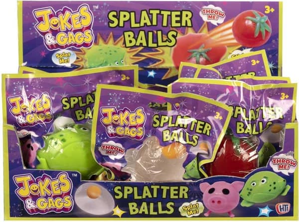 Splatter ball slime slim taktil stimulans bold
