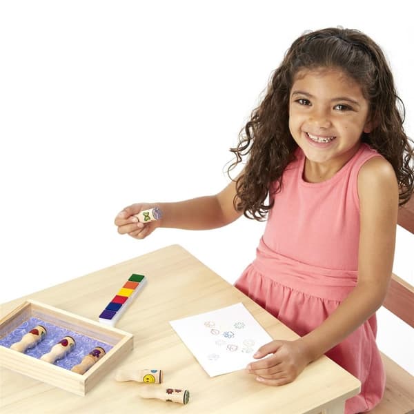 Melissa & Doug Stempler med trehåndtak