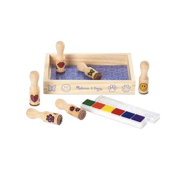 Melissa & Doug Stempler med trehåndtak