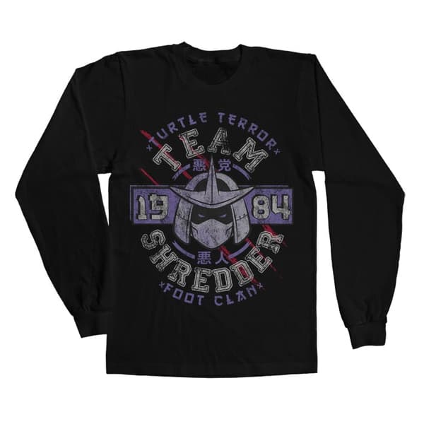 Team Shredder Long Sleeve Tee Black XX-Large