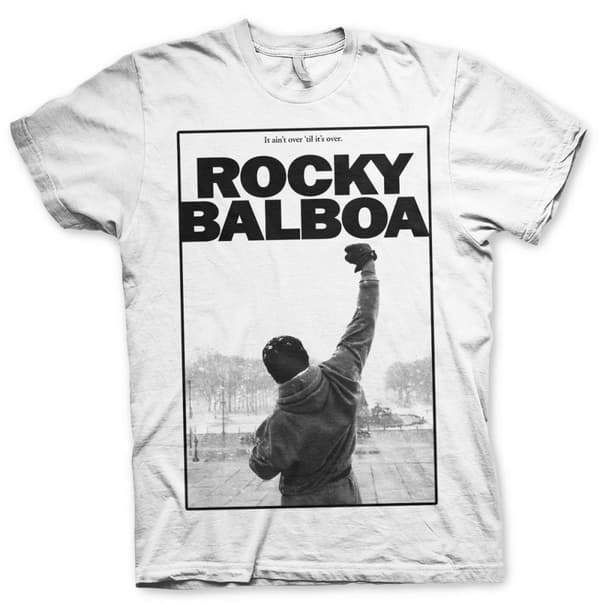 Rocky Balboa - It Ain't Over T-Shirt White Medium