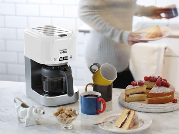 Kenwood Electronics COX750WH, Fritstående, Kapsel kaffemaskine, Sølv, Hvid, Kande, Metal, Glass