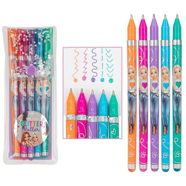TOPModel Glitter Roller Kynät 5-pack
