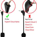 Pikkukuva 6 / 7: Mikrofoni HyperX Cloud Alpha S:lle - vaihtomikrofoni - korvaava mikrofoni