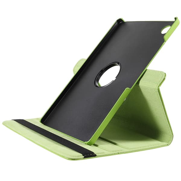 SKALO Samsung Tab A9+ 360 Litchi Suojakotelo - Vihreä