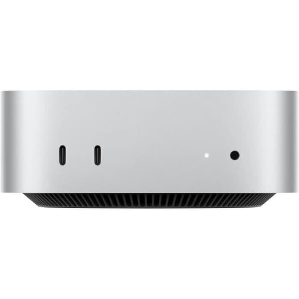 Apple - Mac mini (2024) Apple M4-chip - 16 GB RAM - 256 GB SSD-lagerplads - 10-core CPU 10-core GPU - Sølv Sølv