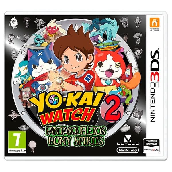 Nintendo 3ds Yo-kai Watch 2 Fantasqueletos Bony Spirits Monivärinen PAL