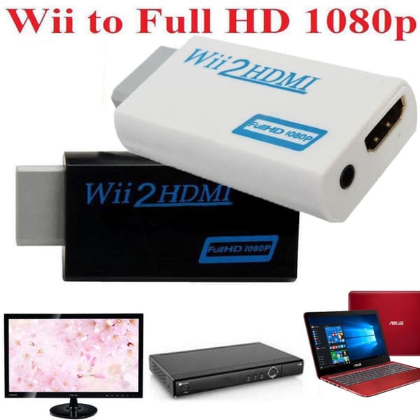 INF Nintendo Wii till HDMI adapter - full HD 1080p Vit