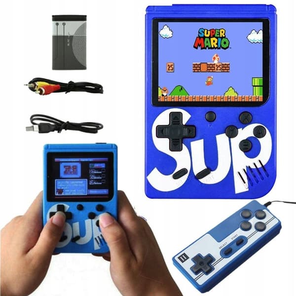 MINIKONSOLI RETRO PELI KANNETTAVA 400 PELIT TV MARIO GAME BOY CLASSIC SUP