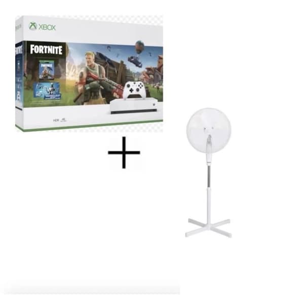 Konsol för vardagsrum - Microsoft - Xbox Series S All Digital - Fortnite ingår - Fläkt medföljer - Vit- USED