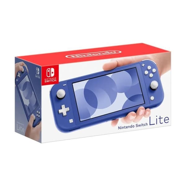 Konsol bärbar Nintendo Switch Lite Blå (Japansk version + US/UK-FR adapter)- USED