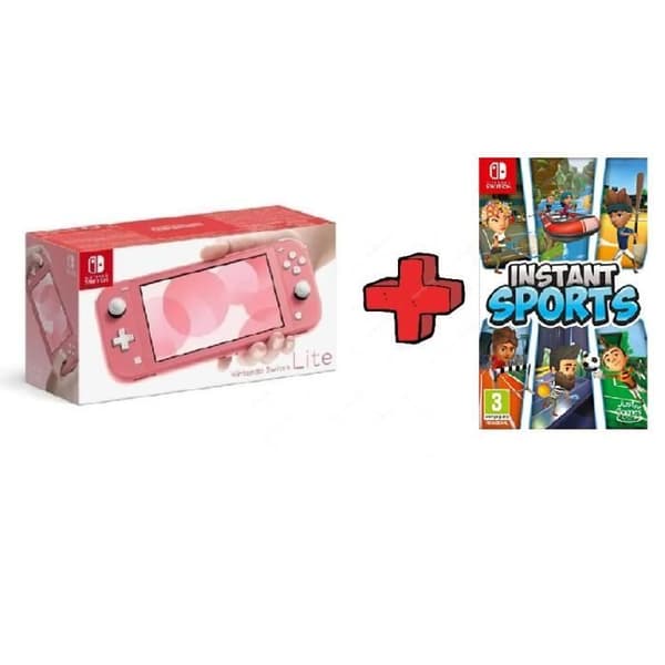 coral switch lite + Instant Sport- USED