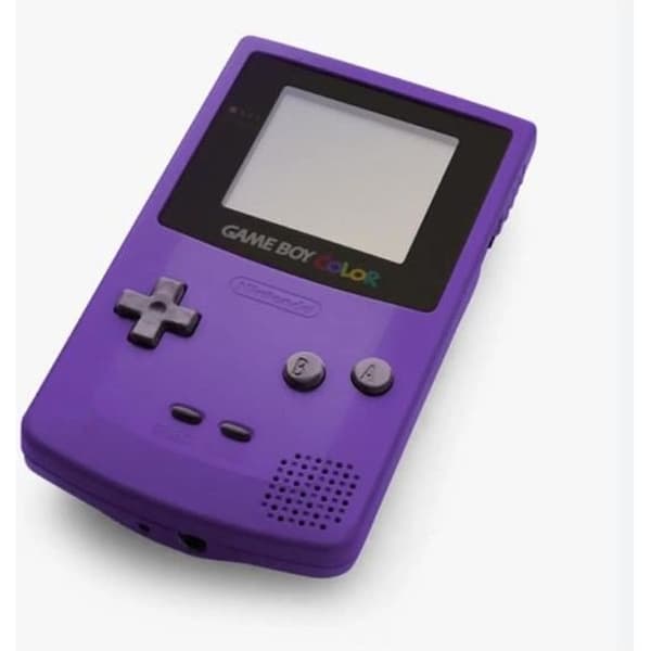 Bärbar konsol - Nintendo - Game Boy Color - Lila - TFT-LCD färgskärm- USED