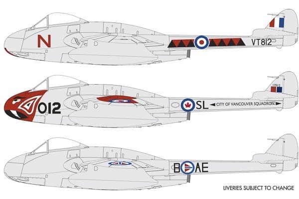 AIRFIX de Havilland Vampire F.3 1:48