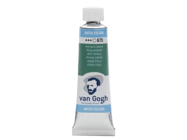 Van Gogh Watercolour Tube Phthalo Green 675