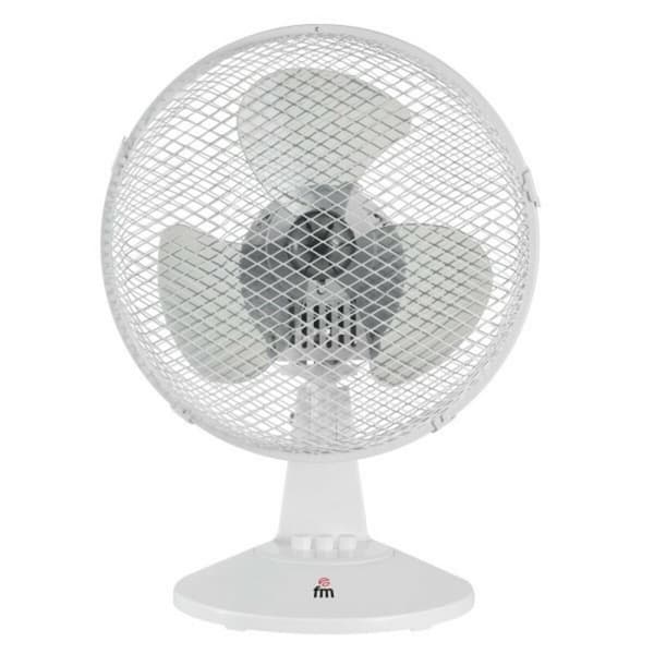 Pöytätuuletin Grupo FM 65786 25 W Ø 23 cm Valkoinen