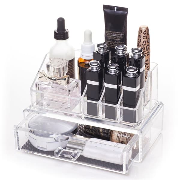 UNIQ Meikkiteline / Cosmetic Organizer (1 yläosa + 1 laatikko)