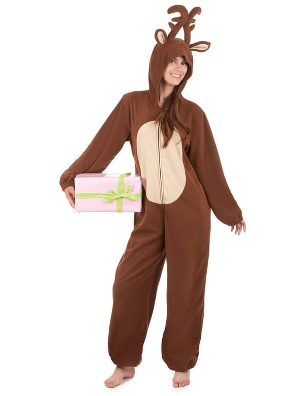 Overall med Älg-huva för vuxna. Size-One size
