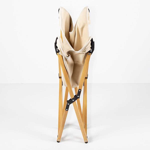 Aktive Foldestol Glamping Beige 70 x 56 x 75 cm