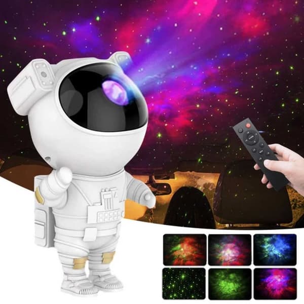 Galaxy Lamp - Nebula Star Projector med fjernbetjening