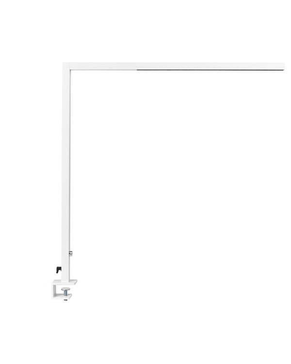 Skrivebord LED-lampe Hvit Metall 120 cm Aluminium med klemme Dimmende lys Kontor Moderne