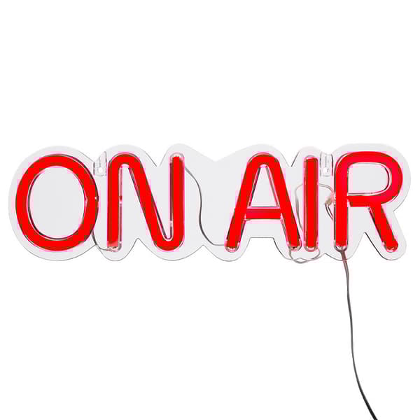 Neonskilt "On Air"
