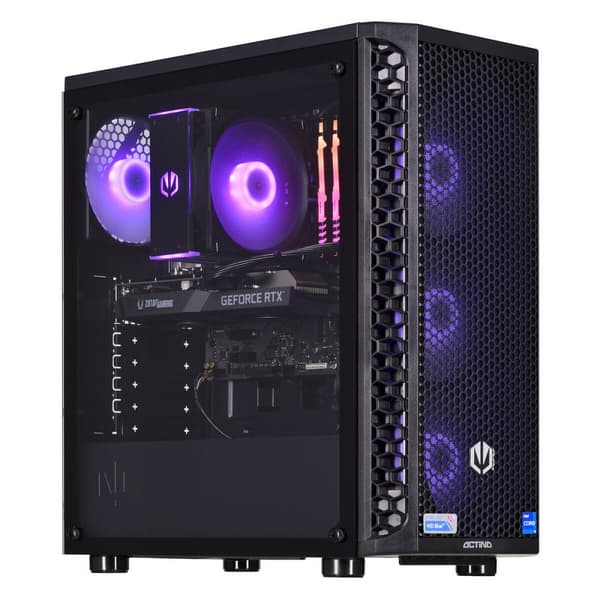 Pöytä-PC Actina KOMAAAGIP1316 NVIDIA GeForce RTX 3060 Intel Core i5-12400F 16 GB RAM 1 TB SSD musta