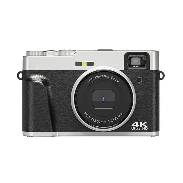INF Digitalkamera 4K/48MP/16X Zoom/Autofokus/Søker/Anti-Shake Sort