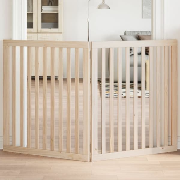 vidaXL hundelåge 2 paneler 160 cm poppeltræ