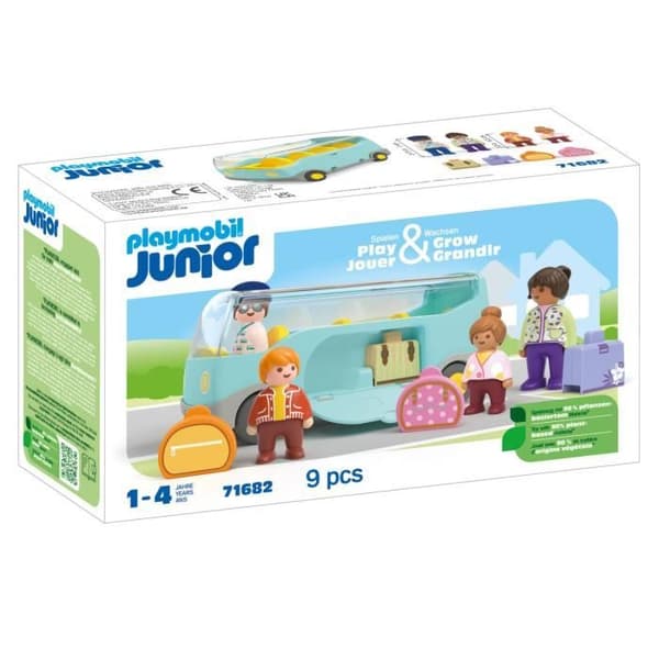 PLAYMOBIL Junior 71682 Resebuss, Ålder 12 månader PLAYMOBIL Junior 71682 Resebuss, Ålder 12 månader