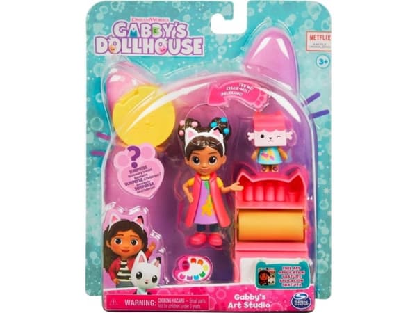 Spin Master Figurines Cat House Gabi Maly Set Art Studio
