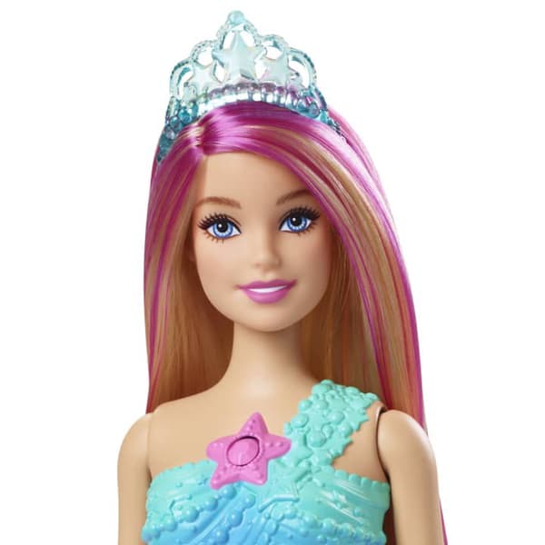 Barbie Twinkle Lights Mermaid Light Up Doll Dreamtopia Flerfarvet 3 Years