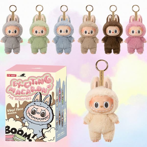 POP MART Labubu The Monsters – Exciting Macaron Blind Box 17 cm Vinylfigur | Samleleke | Designerfigur | Originalt produkt POP MART Labubu The Monsters – Exciting Macaron Blind Box 17 cm Vinylfigur | Samleleke | Designerfigur | Originalt produkt