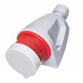 Miniatyrbillede 1 af 2: Fast strømstik 32A 400V 5P IP44 WSM 32/5