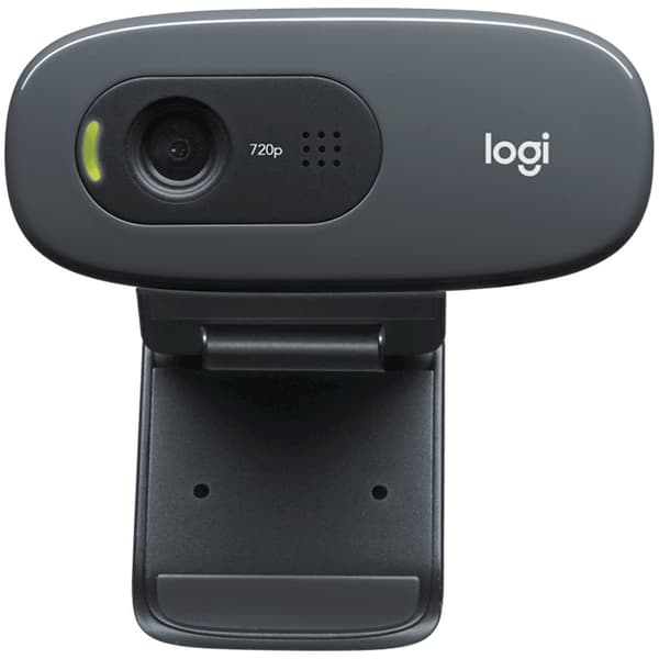 LOGITECH C270 HD Webcam - BLACK - USB