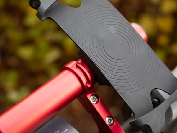 Aluminium styrholder til cykel / Xiaomi M365/ Pro scooter - rød